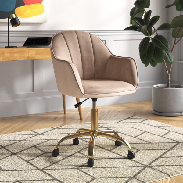 Rose gold deals computer chair